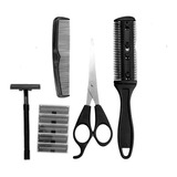 Kit Barbeador Aparelho De Barbear Manual Uso Pessoal Gilete