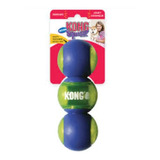 Kong Squeezz Action Ball M Juguete Pelota Rebote X3 Perros