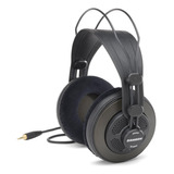 Samson Semi Open-back Studio Reference Auriculares, Negros, 