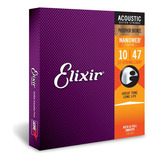 Elixir Nanoweb 12 Cuerdas Fosforo Bronce 10/47 Unicas Chile