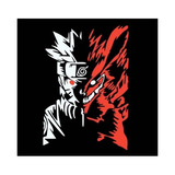 Sticker Calcomanía Reflectante Vehículo Naruto Zorro