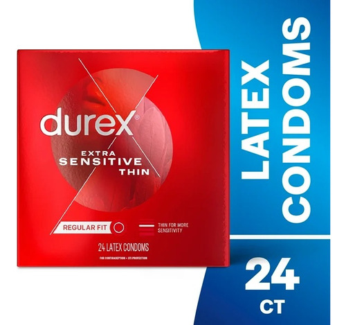 Durex Extra Sensitive Thin 24 Condones