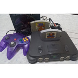 Nintendo 64 Com 2 Cartuchos (diddy Kong Racing E Nba)