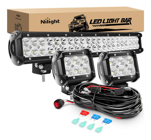 Zh001 20 Pulgadas 126w Spot Flood Combo Led Off Road Led Lig