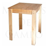 Mesa Para Bar Parilla 70x70 Pino Macizo Fabrica Factoy Pino