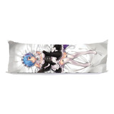  Capa Dakimakura Travesseiro Rezero Rem Meid Kawaii Anime