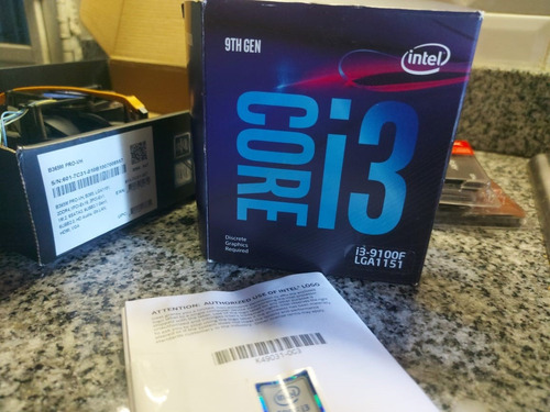 Combo Intel Core I3 9100f+motherboard Usado!!