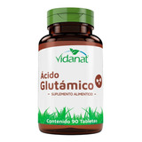 Acido Glutamico 90 Tab Ayuda A Problemas De Próstata Sabor Neutro