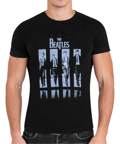 Playera Banda De Rock The Beatles Caballero 100% Algodón Lz