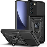 Funda Con Protector De Camara Motorola Moto G71 5g Negra