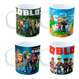 Set De Tazas De Plastico - Roblox X 4 