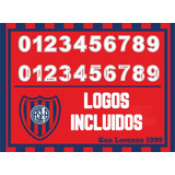 Vectores, Numeros. Camisetas Compatible San Lorenzo 1999.