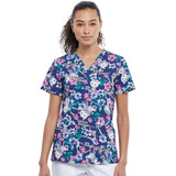 Cherokee Ck651 Filipina Quirúrgica Médica Estampada Mujer