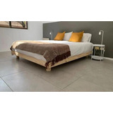 Cama Minimalista 180 X190  Factory Pino