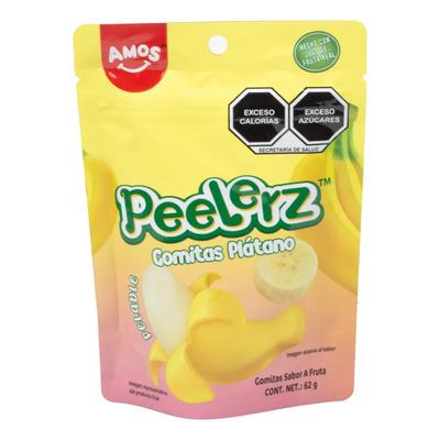 Gomitas Amos Peelerz Sabor Plátano 72g Hechas Con Jugo De Fruta | MercadoLibre