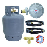 Cilindro Gas 10 Kg Incluye Reg Y Mangueras P/2 Servicios 