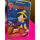 Pinocho Clásico Disney Masterpiece Película Vhs