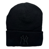 Gorro Lana Beanie Ny New York Yankees Logo 3d Varios Colores