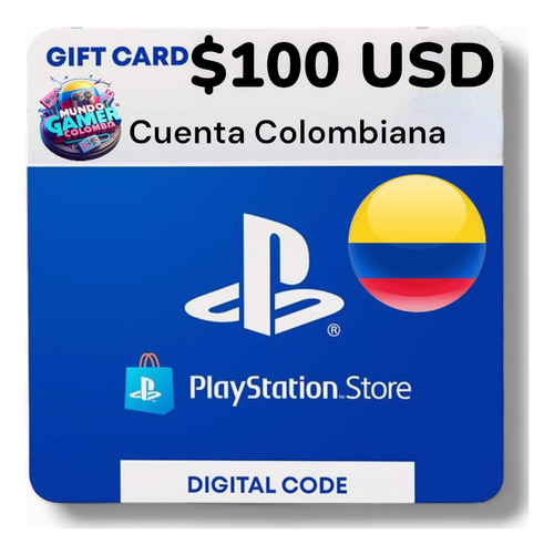 Psn Playstation 100 Usd Region Colombia (entrega Inmediata)