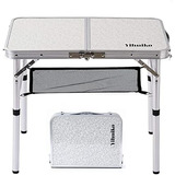 Mesa De Camping Plegable De 24''x16'', Mesa De Picnic P...