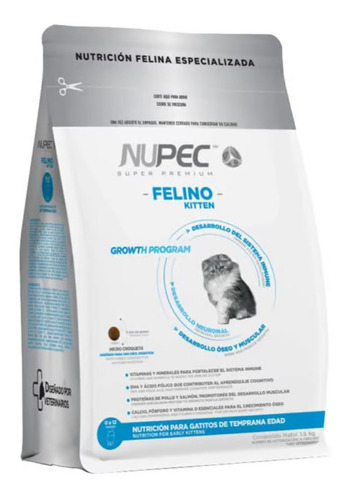 Nupec Felino Kitten 1.5 Kg Gatito