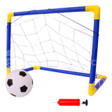 Set Mini Cancha Arco Fútbol Infantil Arco Y Balón Deporte 