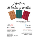 Guateros De Hierbas Y Semillas Terapeuticos (pack 3 )