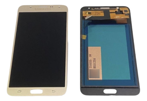 Tela Display Frontal Lcd Samsung Dourado J701 J700 J7