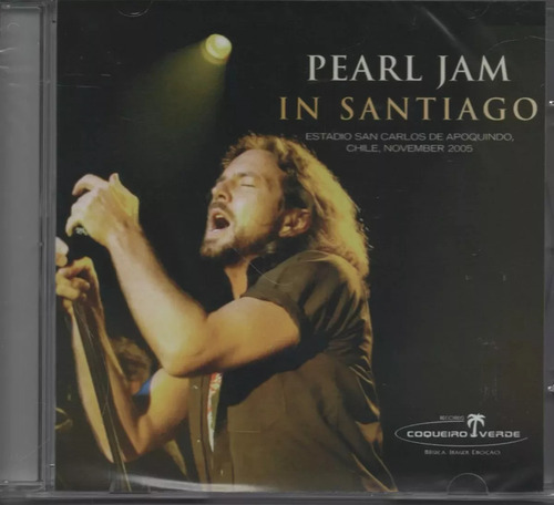 Cd Pearl Jam - In Santiago - Novo
