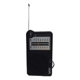 Mini Radio Portatil Am Fm De Bolso Preto Lucky Mk13