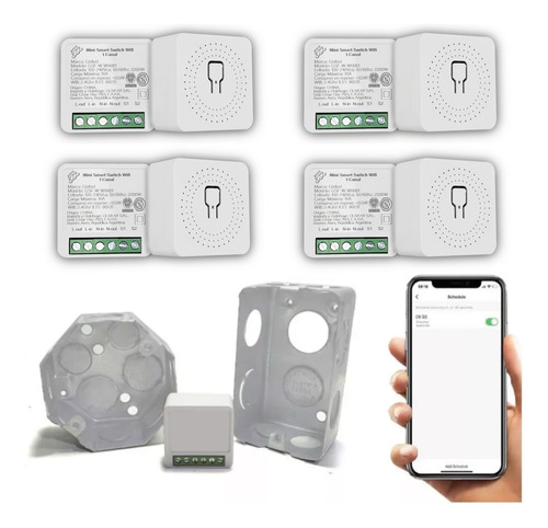 4 X Switch Inteligente Wifi Domotica Smartlife Envio Gratis