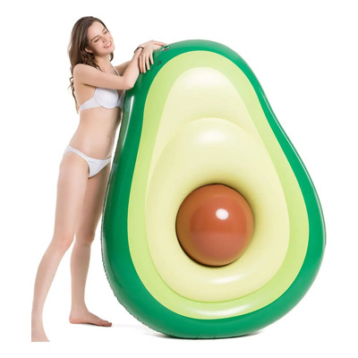 Flotador Salvavidas Aguacate Gigante Inflable para Alberca Color Verde | MercadoLibre
