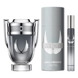 Set Invictus Platinum  Hombre 100 Ml + Desodorante 150 Ml