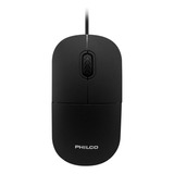 Mouse Óptico Philco Alámbrico Usb-122un Negro / Tecnocenter