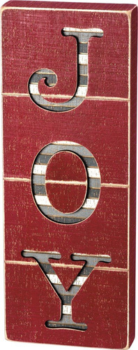 Primitives By Kathy Wood Slat Box Sign - Placa Decorativa (6