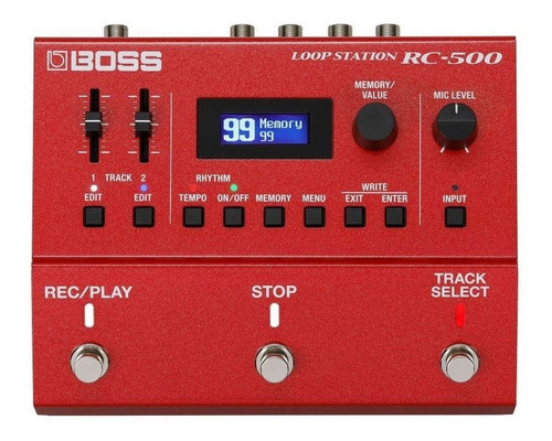 Boss Rc500 Pedal Efectos Looper Guitarra Bajo Loop Station