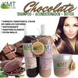 Set Chocolate - Shampoo, Acondicionador Y Botox