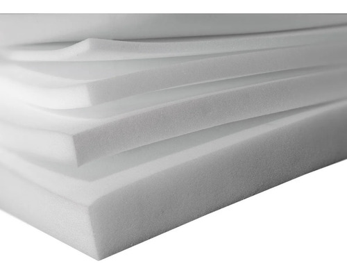 Plancha De Goma Espuma Blanca 200x140cm 1cm Espesor Densi 16