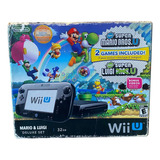 Consola Nintendo Wii U Usada Edición Mario Y Luigi Deluxe 