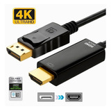 Convertidor De Cable Displayport A Hdmi-ultra Hd-4k