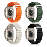 4pz Correa Para Apple Watch Ultra Tela Alpin Serie 8/7/6/5/4