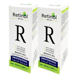 2pakc Retinol 2.5% Vitamina E Y Acido Hialuronico Serum 30ml