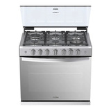 Estufa Empotrable Whirlpool  Wer5100s 6 Quemadores Gris 127v