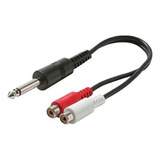 Cable Adaptador Conversor Plug 6.5 Mono A Rca Doble Arwen 