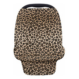 Forchrinse Leopard Cheetah Animal Print Baby Car Seat Canopy