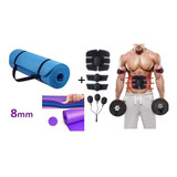 Electro Estimulador Muscular Usb + Colchoneta 8mm Fitness