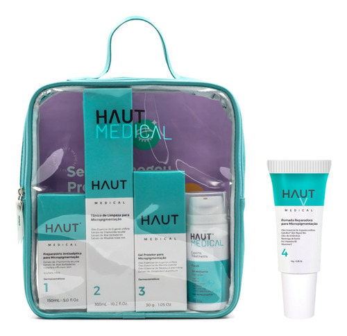 Kit Para Micropigmentação 4 Passos Haut Medical Completo