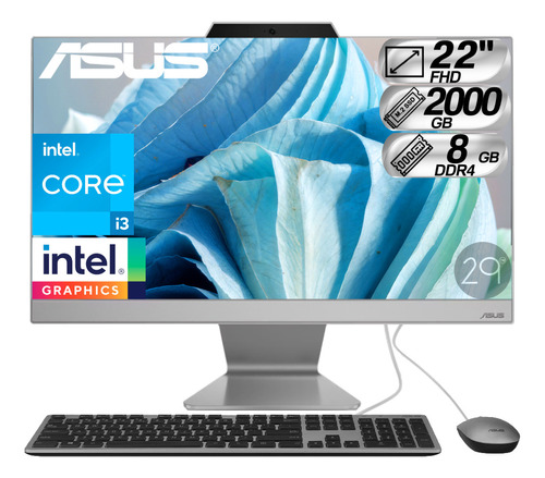 Todo En Uno Asus Intel Core I3 1215u Ssd 2000gb Ram 8gb