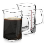 Escala Transparente Para Medir Tazas De Café