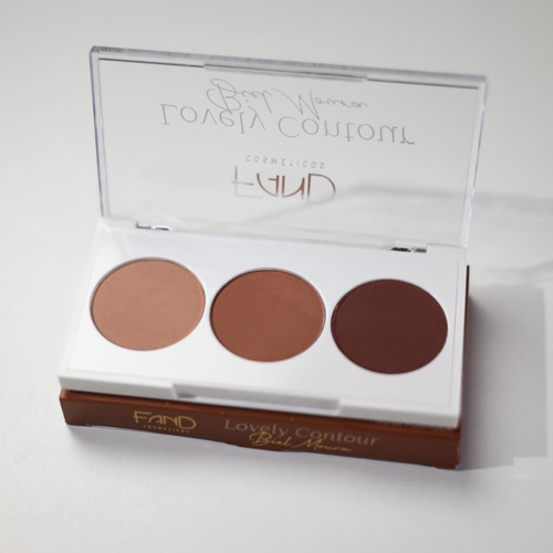 Paleta Contorno Fand Makeup Trio Lovely Contour Biel Moura